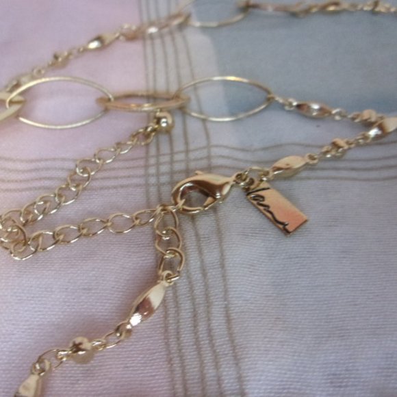 Lane Bryant Gold Tone Fancy Chain Necklace - Picture 3 of 5